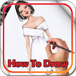 Cover Image of Herunterladen How to Draw Dresses 2021 1.1 APK