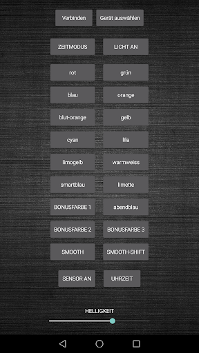 Android application smartlight screenshort