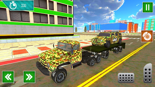 US Army Vehicle Transport Game Screen 3