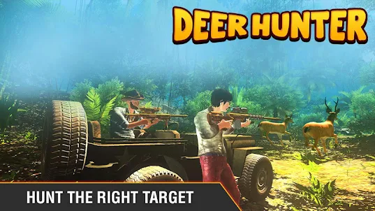 Deer Hunting: 野生 咖啡槍 3d射擊 槍戰