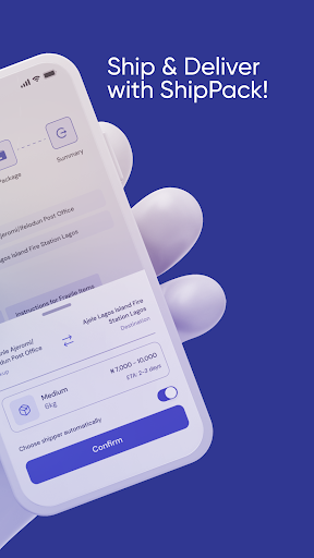 ShipPack: Smart Logistics Hub Screen 2