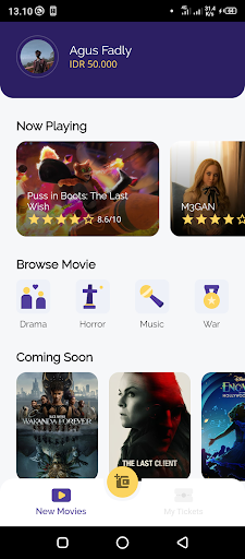 Android application Cinema screenshort