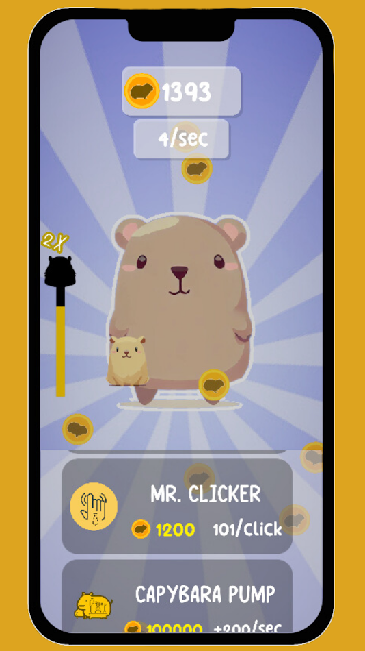 #8. Capybara Clicker (Android) di: OA Studio