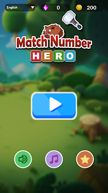 #1. Match Number Hero: Tapping it! (Android) By: Aleander Smith