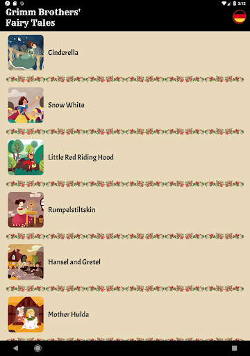 Grimm Brothers Fairy Tales - English and German