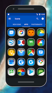 Aurum - Screenshot del pacchetto di icone