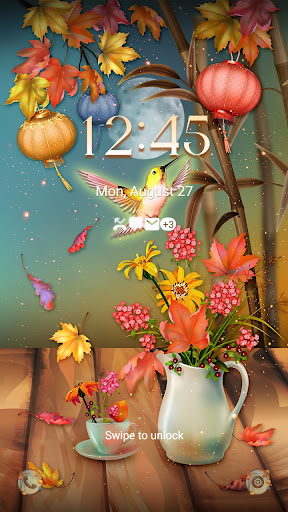 Autumn Day Humming - Wallpaper Screen 2