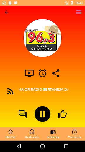 Android application Nova Stereosom FM - 96,3 screenshort