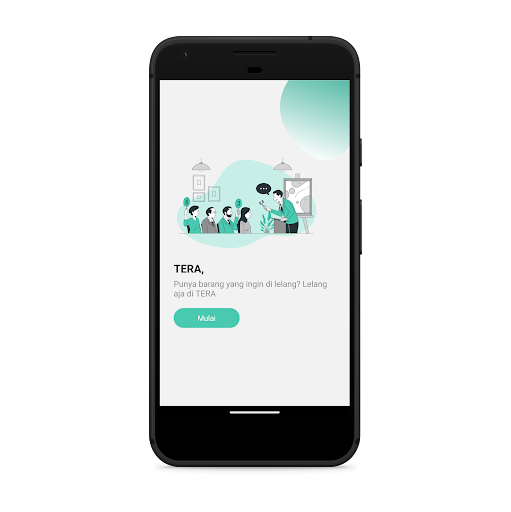 Android application Tera Aplikasi Lelang screenshort