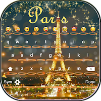 Париж Ночь Клавиатура Темы