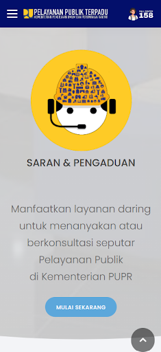 Android application Sahabat PUPR screenshort