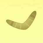 Boomerang in Desert