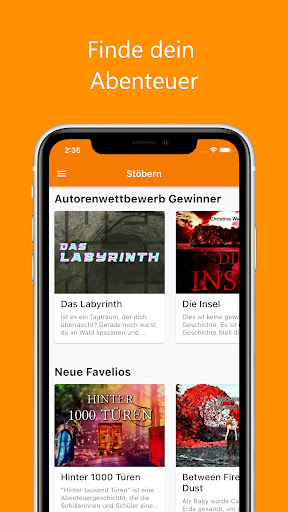 Android application Favelio screenshort