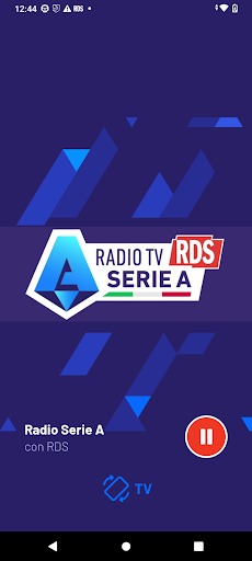 Android application Radio Serie A con RDS screenshort
