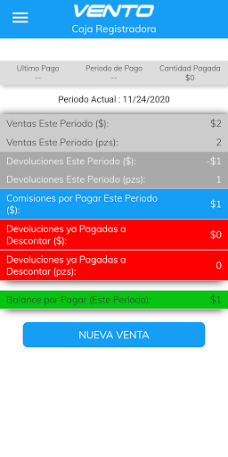 Vento Sales Screen 3