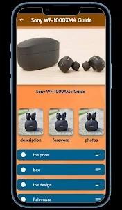 Sony WF-1000XM4 Guide