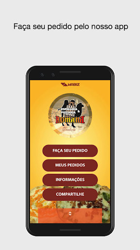 Android application Esfiharia e Pizzaria Romana screenshort
