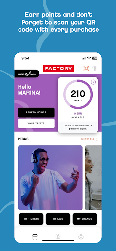 FACTORY Screen 3