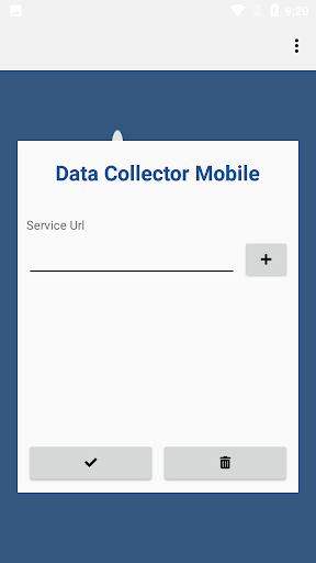 DCM - Data Collector Mobile Screen 2