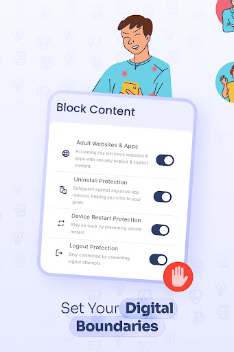 Screenshot of LeadMeNot: App & Porn Blocker
