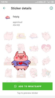 WASticker cute pigsのおすすめ画像2
