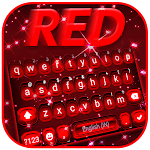 Red Glow 3D Keyboard Theme Apk