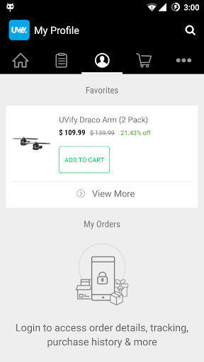 UVify Store Screen 3