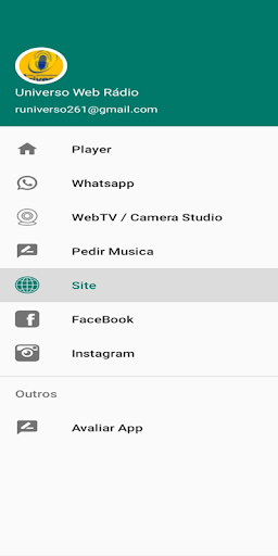 Universo Web Rádio Screen 2