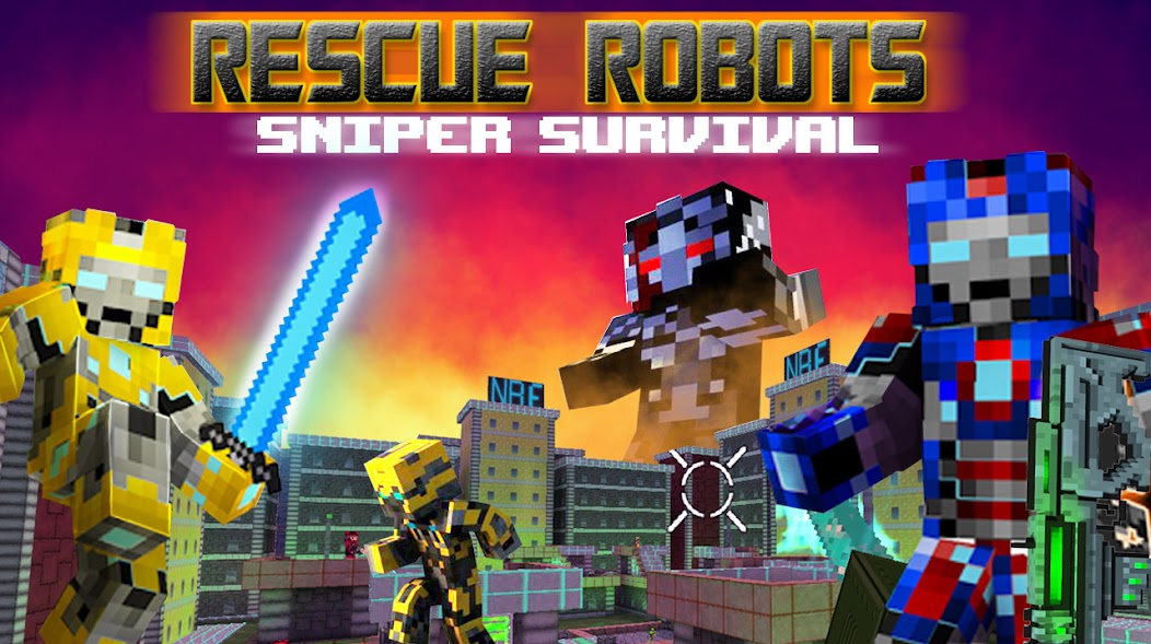 Rescue Robots Sniper Survival banner