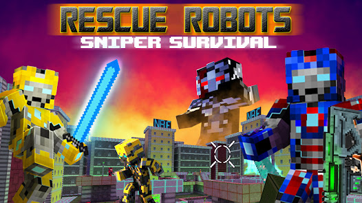 Rescue Robots Sniper Survival  screenshots 1
