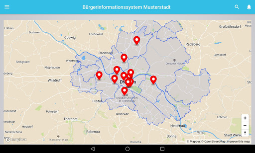 Android application SessionNet Bürgerinfo screenshort