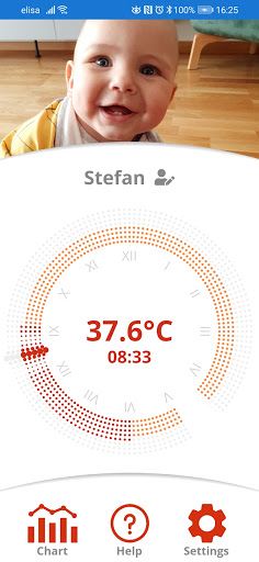 Android application TempID screenshort