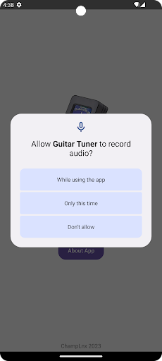 Guitar Tuner Screen 2
