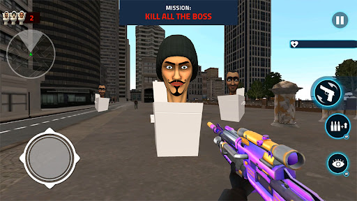 Toilet Shooter FPS: Mafia City screenshot