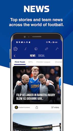 Android application WATP - Live Scores & News screenshort