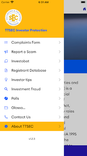 TTSEC Investor Protection Screen 2