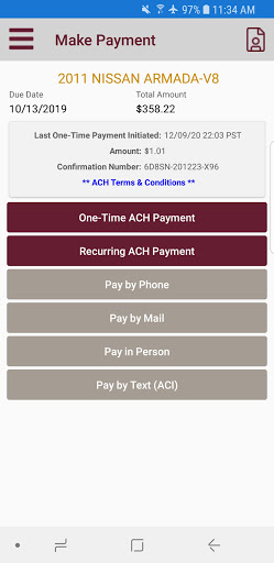 Mechanics Bank Auto Finance Screen 3