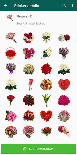 Roses Stickers WAStickerApps