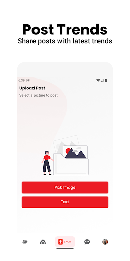 #Trends - Discover & Connect Screen 3