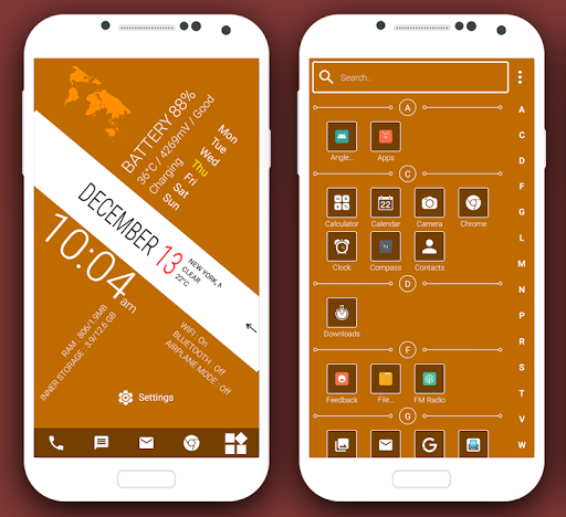 Screenshot of Angle Launcher 2 - App lock