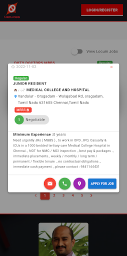Medjobs Screen 2