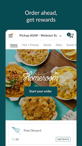Android application Homeroom Mac + Cheese screenshort