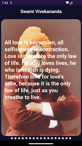 Swami Vivekananda Quotes Screen 3