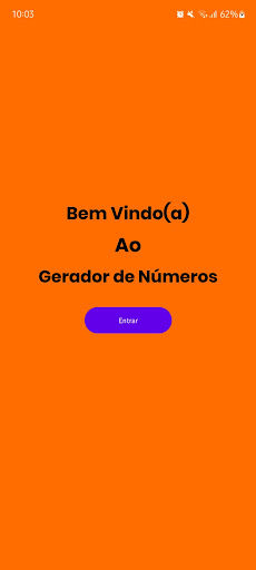 Android application Sorteio de Números screenshort