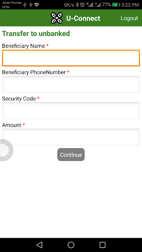 U-Connect (ARB APEX BANK) Screen 3