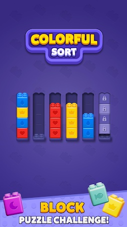 Game screenshot Colorful Sort - Block Puzzle mod apk