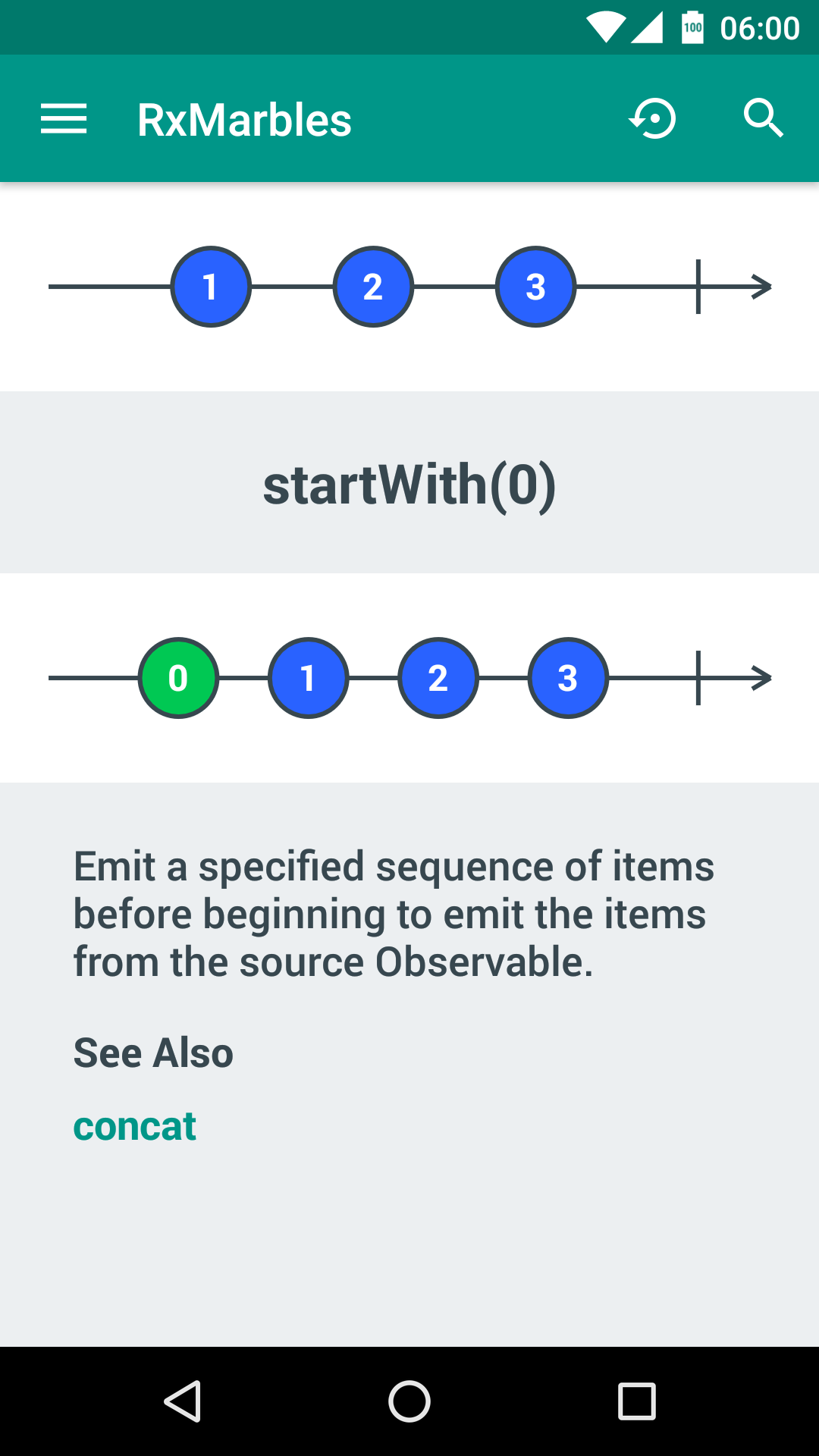 RxMarbles Screen 2