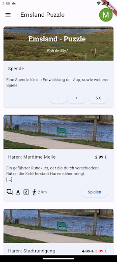 Android application Emsland Puzzle screenshort