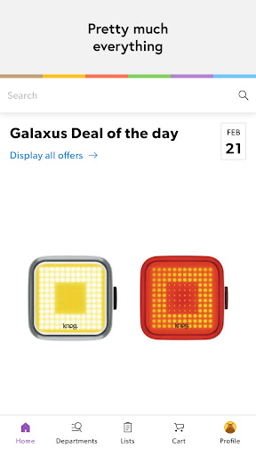 Android application Galaxus – your online shop screenshort