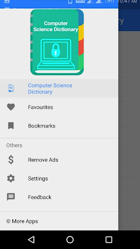 Android application Computer Science Dictionary screenshort